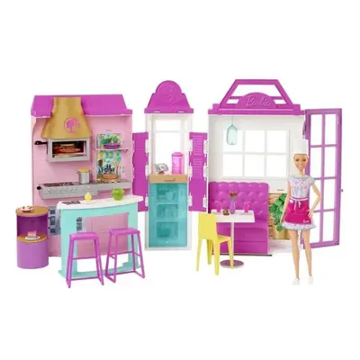 Barbie Cook N Grill Restaurant Playset And Barbie Doll