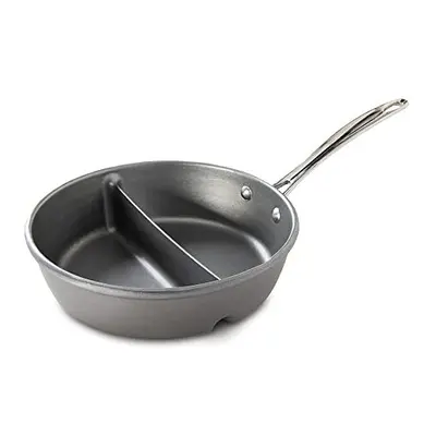 Nordic Ware 2-in-1 Divided Sauce Pan, Silver