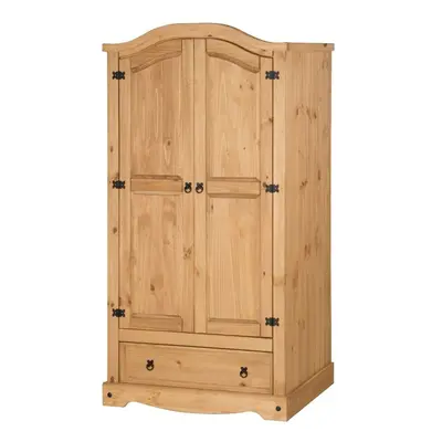 Corona Wardrobe Door Drawer Mexican Bedroom Solid Pine Furniture