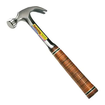 Estwing E16C 16oz Curved Claw Hammer Leather Grip Length 320mm