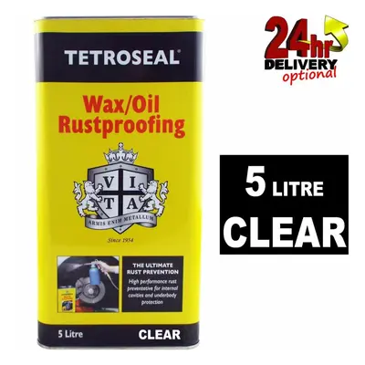 Tetroseal Wax/Oil - Clear 5L