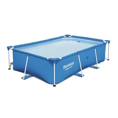 Bestway Swimming Pool Patio Above Ground Pool with Steel Frame Steel Pro