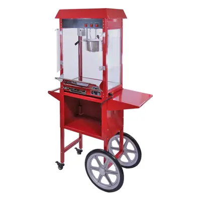 Popcorn Maker Machine / Ounce Large KuKoo Pop Corn Machine With Matching Cart