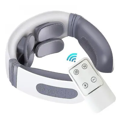 Smart Cordless Neck Massager With Modes And Speeds,with Remote Control,for Home