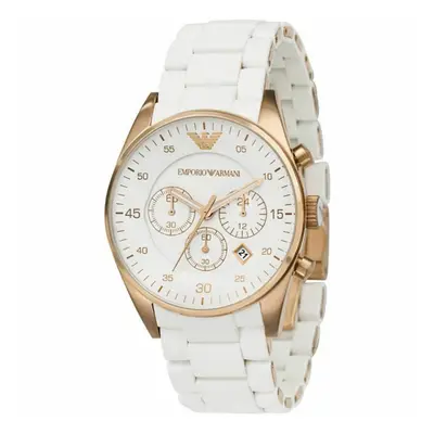 Emporio Armani Sportivo Men's WatchÂ¦Chronograph White DialÂ¦Bracelet BandÂ¦AR5919