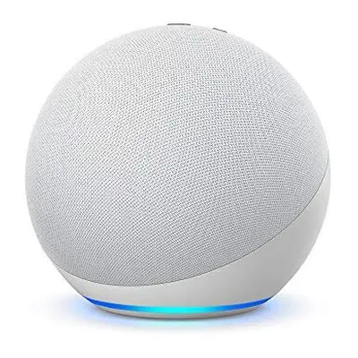 All-new Echo (4th generation) | With premium sound, smart home hub and Alexa | Glacier White