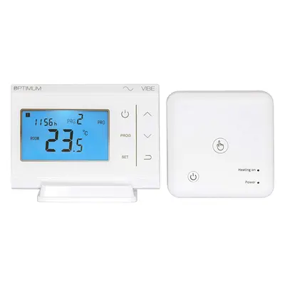 Optimum Vibe RF Digital Programmable Room Thermostat Wireless Boiler Plus +