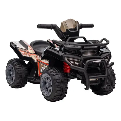 HOMCOM 6V Kids Electric Ride on Car Toddler Quad Bike ATV for month Black