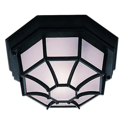 Classic Outdoor Aluminium Porch Light With Frosted Glass