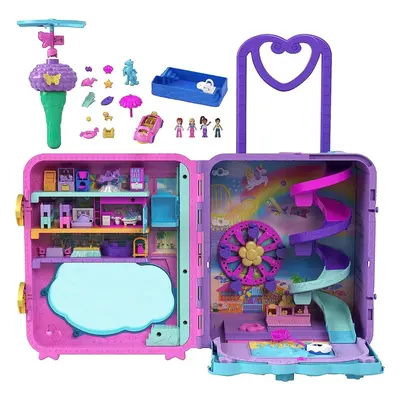 Polly Pocket Pollyville Resort Roll Away