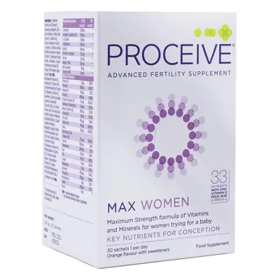 Proceive Advanced Fertility Supplement - MAX Women - Sachets