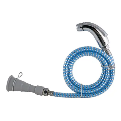 Traveller Chattaf Shattaf Travel Bidet Sprayer (120 cm, Silver/Blue)