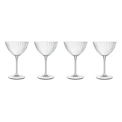 Luigi Bormioli Optica Martini Glasses Set Dishwasher Safe, ml - Pack of