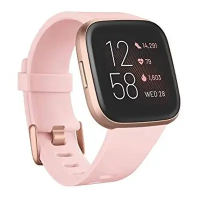 Fitbit Versa Health & Fitness Smartwatch with Voice Control, Sleep Score & Music