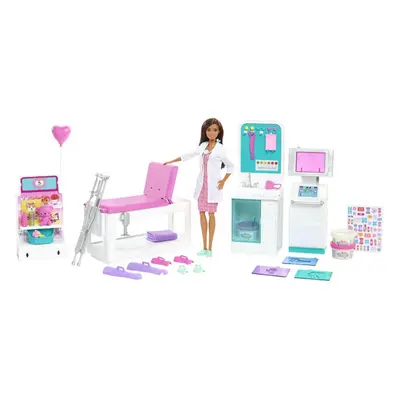 Barbie Fast Cast Clinic Playset with Barbie Doctor Doll