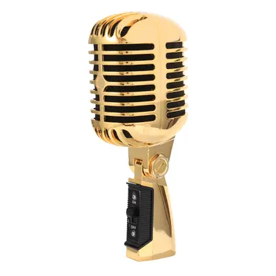 Professional Wired Vintage Classic Microphone Dynamic Vocal Mic Microphone for Live Performance 