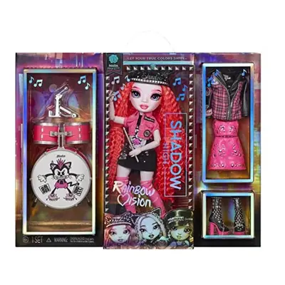 Rainbow Vision Shadow High Neon Shadow-Mara Pinkett (Neon Pink) Fashion Doll. Designer Outfits t