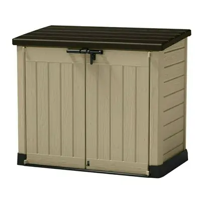 Keter Store It Out Max 1200L Outdoor Garden Storage Shed Beige Brown