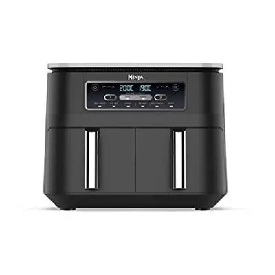 Ninja AF300UK Foodi Dual Zone Fryer Health Fryer Watt With Timer Grey