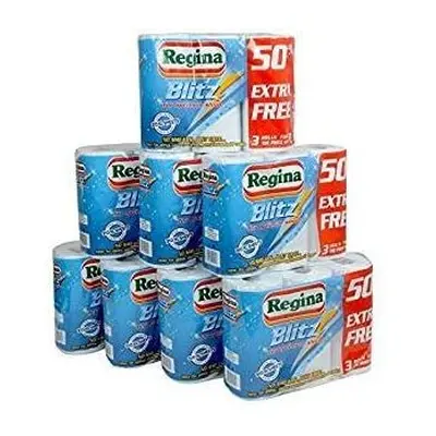 24 Rolls Of Regina Blitz Kitchen Roll Paper Towels Supplies Wholesale Job Lot