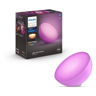 Philips Hue Go 2.0 White & Colour Ambiance Smart Portable Light with Bluetooth, Works with Alexa