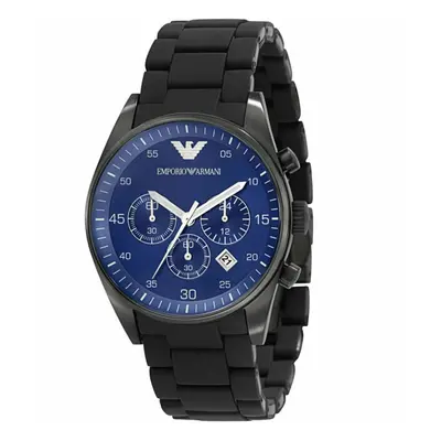 Emporio Armani Sportivo Men's WatchÂ¦Chronograph Blue DialÂ¦Bracelet BandÂ¦AR5921