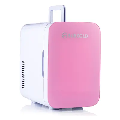 Subcold Ultra Mini Fridge Cooler & Warmer - Pink | 6L capacity | Compact, Portable and Quiet | A