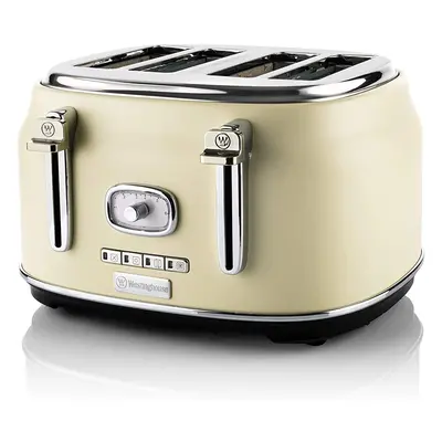 Westinghouse Retro 4-Slice Toaster - Six Adjustable Browning Levels - with Self Centering Functi