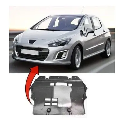 Peugeot 2007-2013 Engine Cover Undertray Rear Section With Aluminium Pad