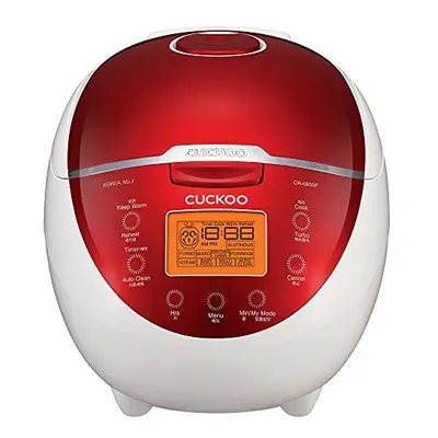 CUCKOO CR-0655F Rice Cooker & Warmer, Cups, LCD-Display 11-Menu Options, Turbo, Mixed, and Brown