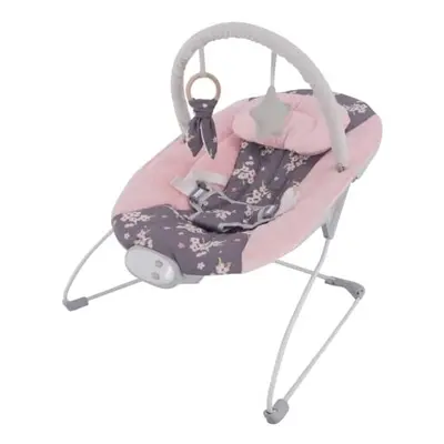 LADIDA Baby Bouncer with Soothing Music and Vibration, Adorable Plum Blossom Design, Suitable fo