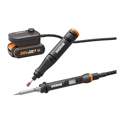 WORX WX988 20V MAKERX Combo Kit : Rotary Tool + Wood/Metal Crafting Tool