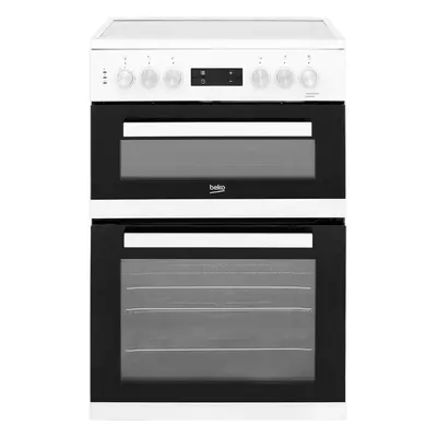 Beko KDC653W Free Standing Electric Cooker with Ceramic Hob 60cm White New