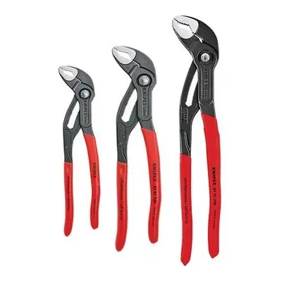 Knipex 20 V02 Cobra Waterpump Pliers Piece Set (180mm 250mm & 300mm)