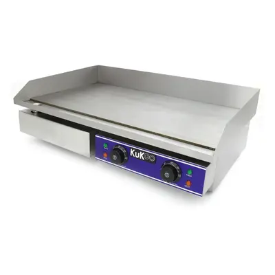 73cm Commercial Electric Griddle Countertop Kitchen Hotplate Stainless Steel