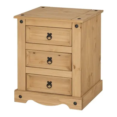 Corona Drawer Bedside Cabinet Solid Pine bedroom Furniture