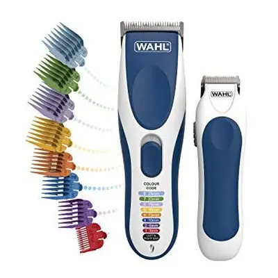 Wahl Hair Clippers for Men, Colour Pro Cordless Combi Kit Head Shaver Men's Hair Clippers with B