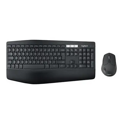 Logitech MK850 Wireless Keyboard and Mouse Combo (USB, Bluetooth, QWERTY UK Layout) - Dark Grey