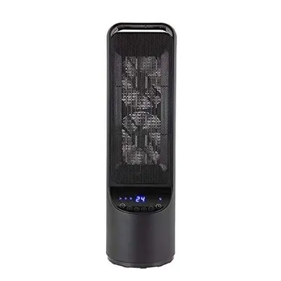 BLACK+DECKER BXSH44007GB 2KW Low Noise Ceramic Tower Fan Heater with Hour Timer Black