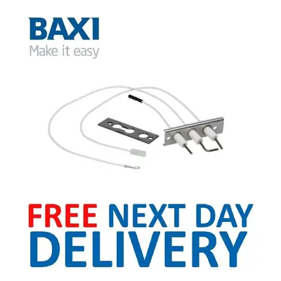 Baxi Solo & Potterton Promax Electrode Kit (Single Bracket & Long Cables) 721-985