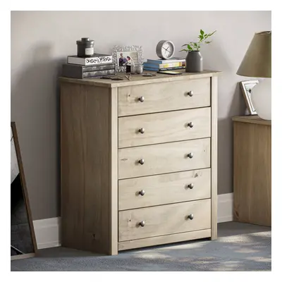 Panama Drawer Chest Bedroom Storage Rustic Pine