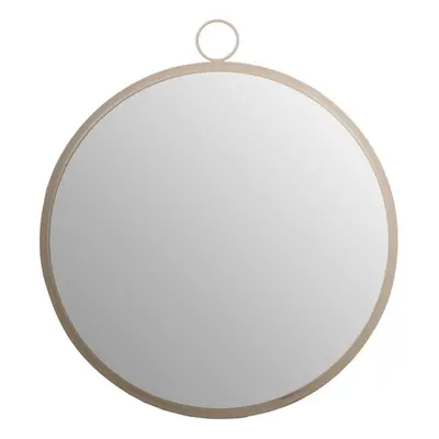 Premier Housewares Round Wall Mirror with Gold Finish Frame