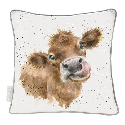 Wrendale Designs The Country Set - Moo Large Feather Filled Cushion - Cow