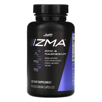 JYM Supplement Science, ZMA, Zinc & Magnesium, Vegetarian Capsules