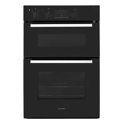 Indesit Aria IDD6340BL Built In Double Oven - Black