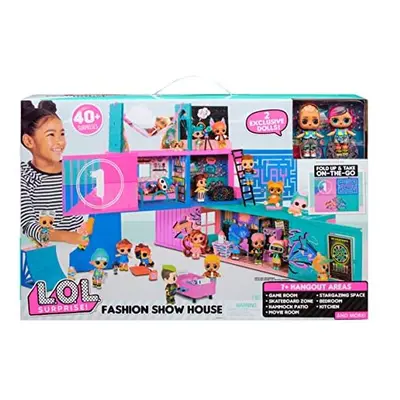 L.O.L. Surprise! 586050EUC LOL Fashion Show House Playset-UNbox 40+ Surprises-Includes Exclusive