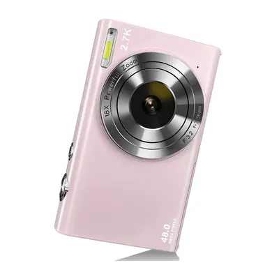 Digital Camera with Auto Focus, 2.7K 48MP Camera-Pink