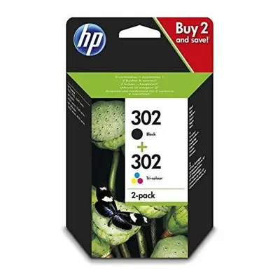 HP X4D37AE Original Ink Cartridges, Black and Tri-Colour, Multipack