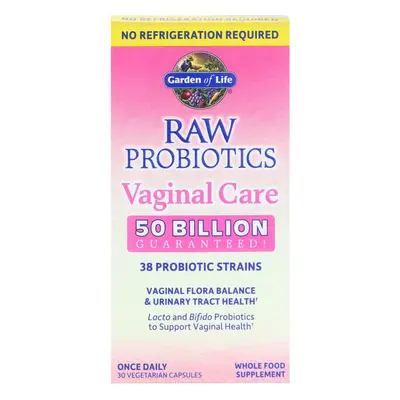 Garden of Life, RAW Probiotics Vaginal Care, Vegetarian Capsules