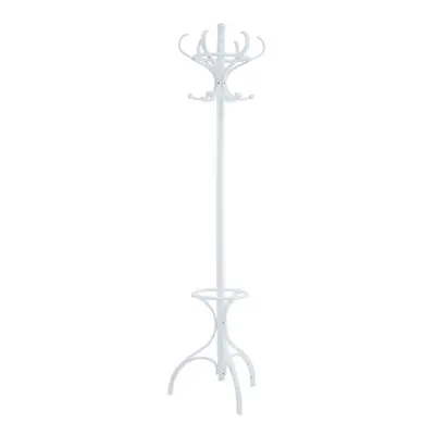 WHITE FINISH FLOOR STANDING COAT STAND